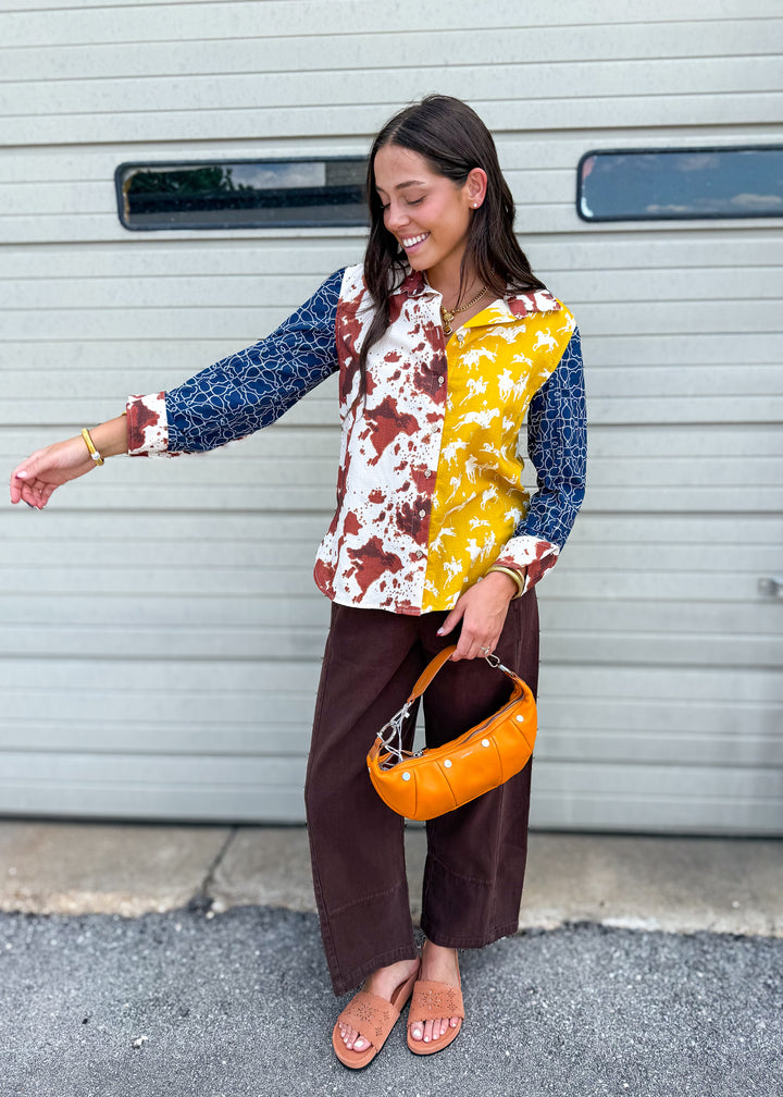 Saddle Up Button Down