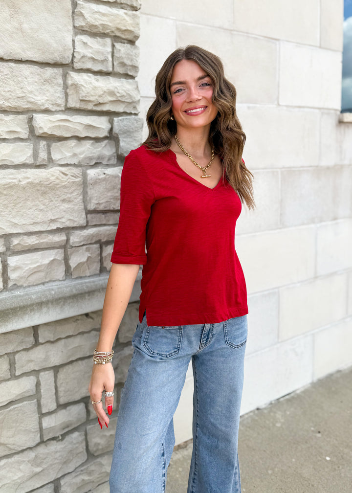 Sanctuary Clothing Dolce Notch Neck Tee
