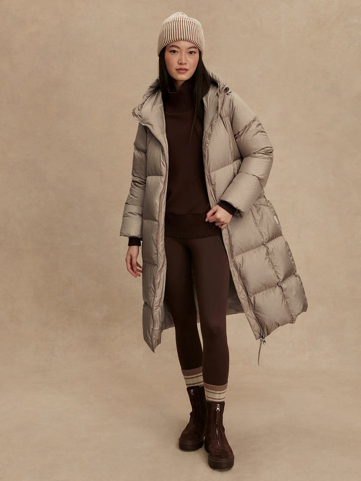 Varley Katya Long Down Puffer Coat