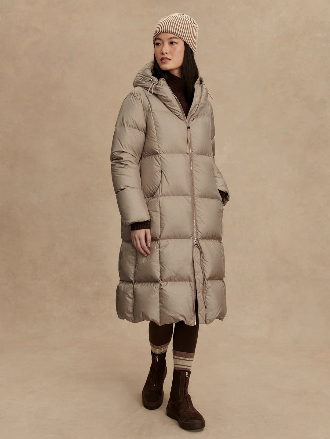 Varley Katya Long Down Puffer Coat