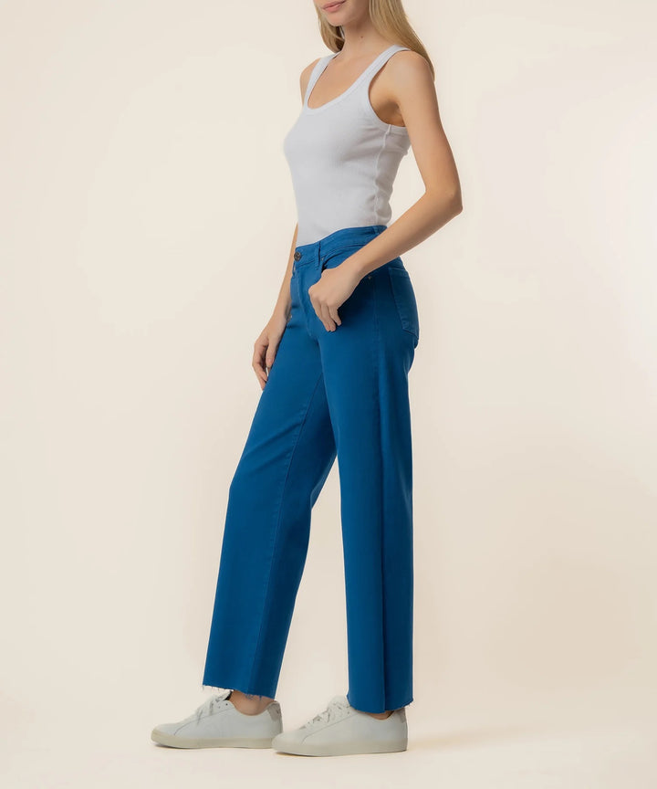 Kut From the Kloth Charlotte High Rise Wide Leg Jeans - Sapphire