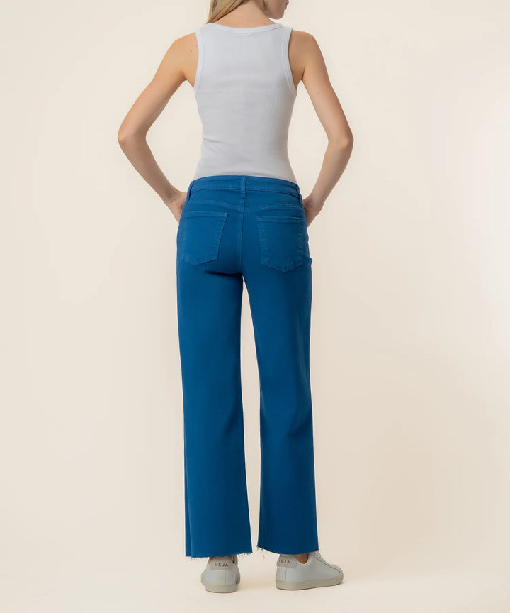 Kut From the Kloth Charlotte High Rise Wide Leg Jeans - Sapphire