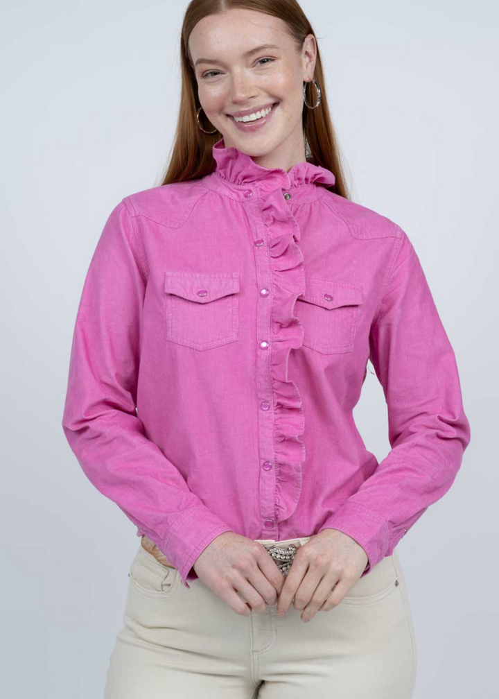 Ivy Jane Joyce Ruffle Snap Shirt