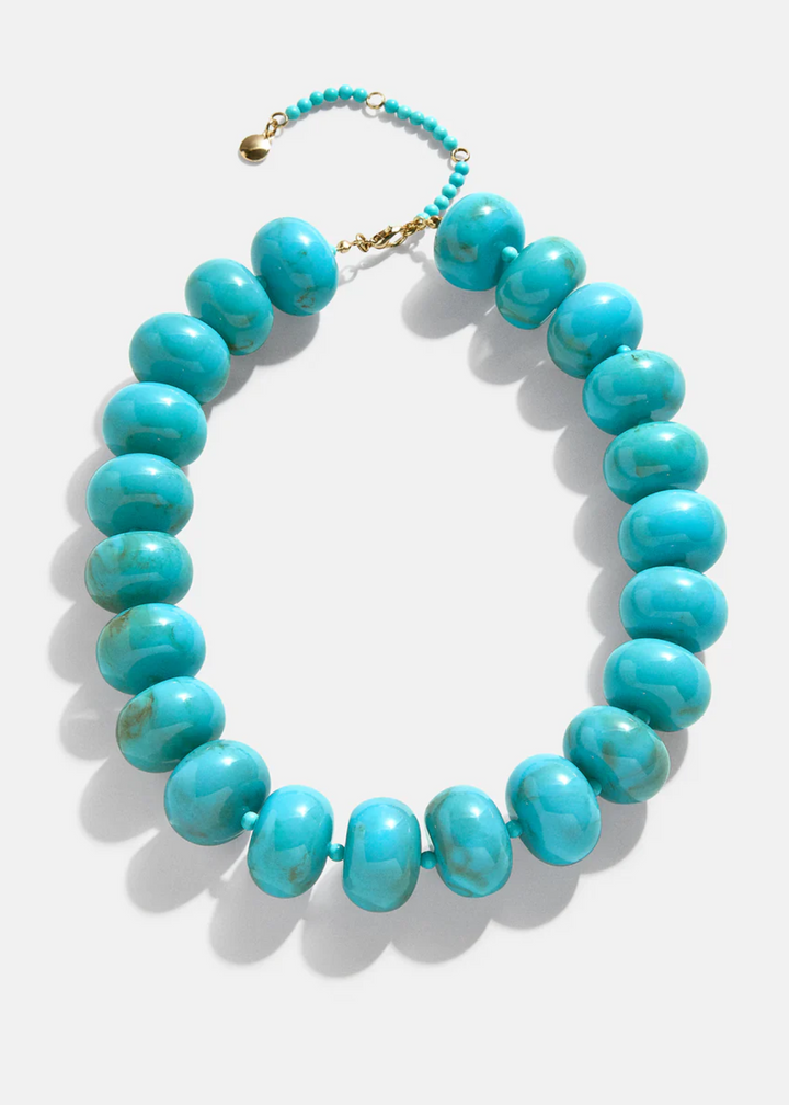 Joan Semi-Precious Beaded Necklace - Turquoise