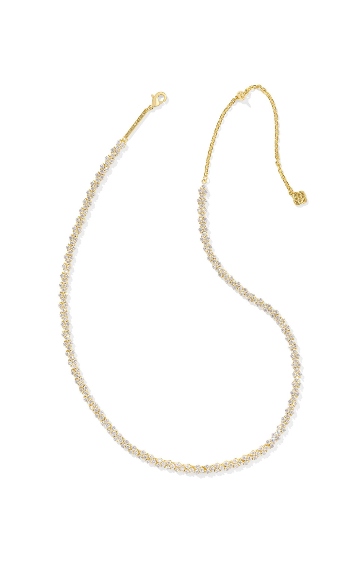 Kendra Scott Emery Tennis Necklace in Gold