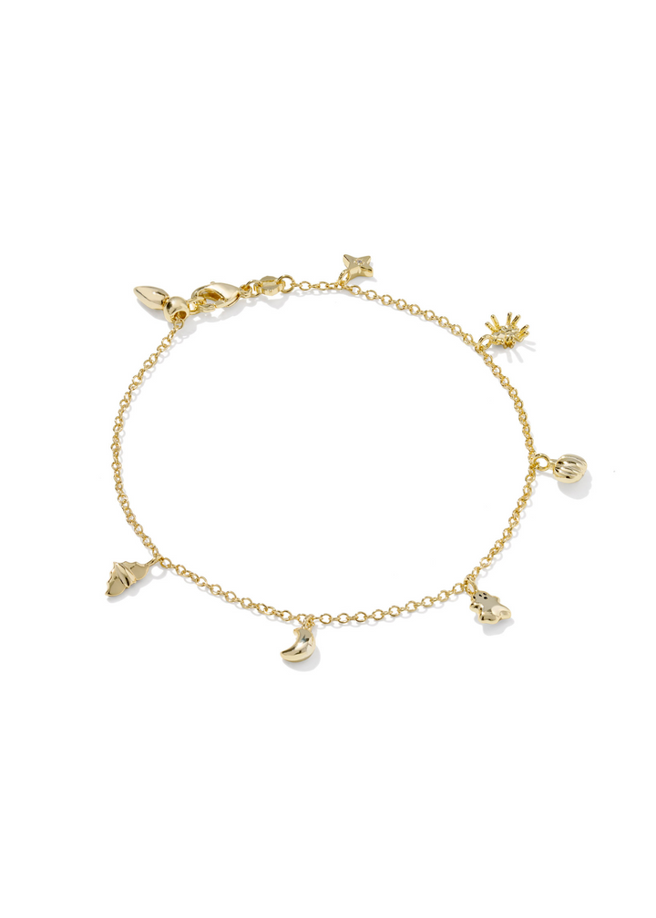 Kendra Scott Halloween Delicate Chain Bracelet - Gold/Multi Mix