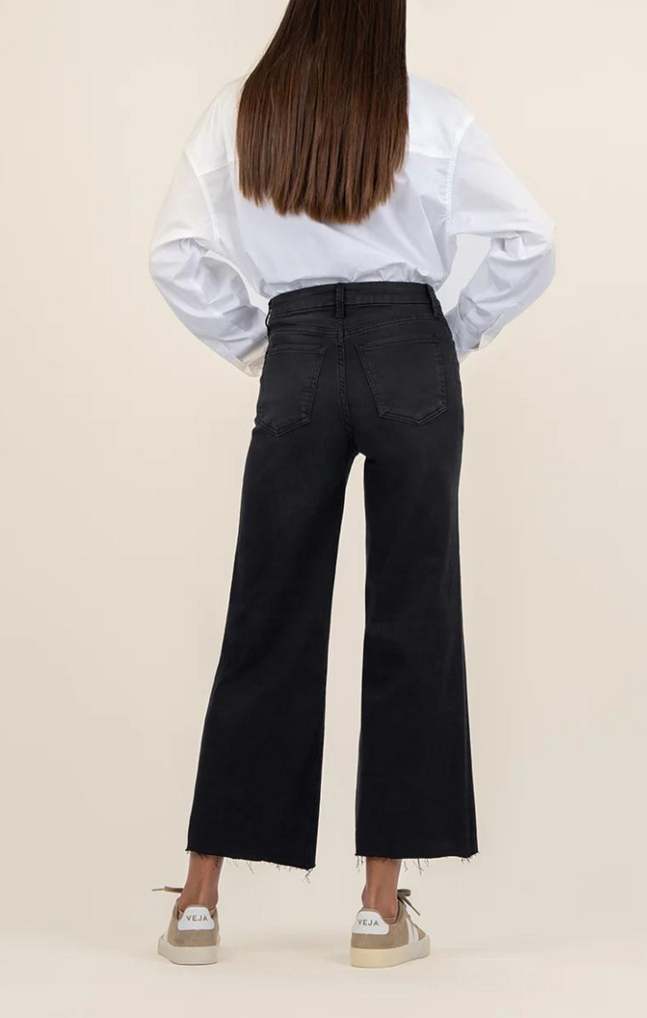 Kut from the Kloth Meg High Rise Fab Ab Wide Leg Jeans - Experiences