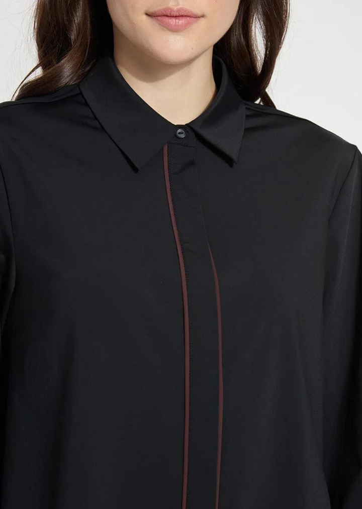 Lysse Nera Pleated Sleeve Shirt