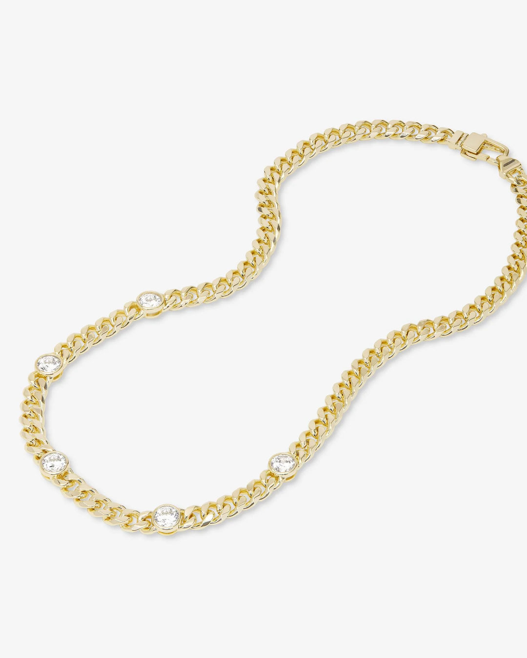 Melinda Maria Julian 5 Diamond 16" Necklace - Gold