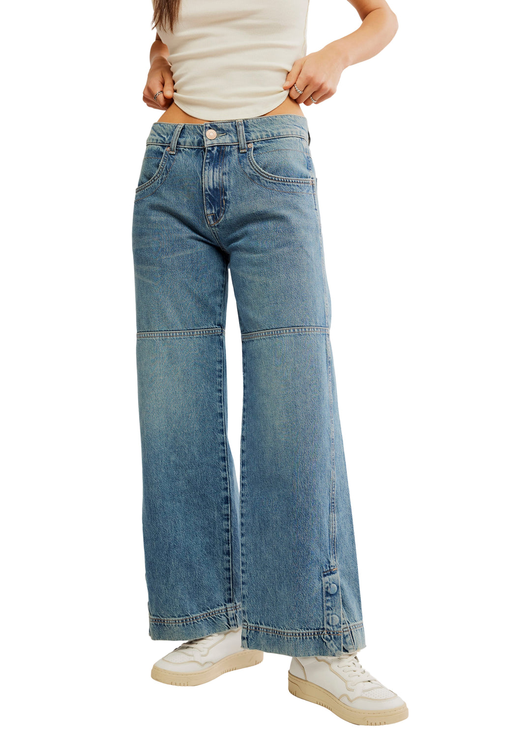 We The Free Benji Relaxed Wide Leg Jeans