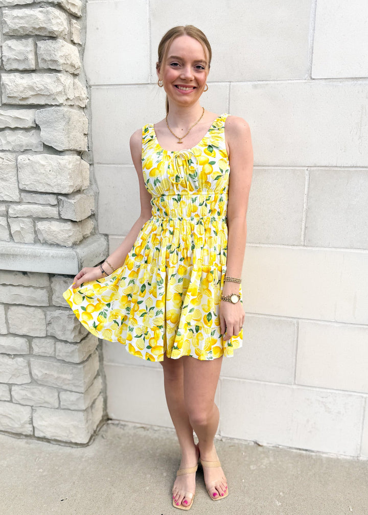 Kendra Smocked Mini Dress