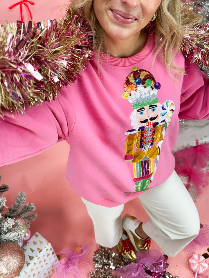 Queen of Sparkles Candyland Nutcracker Sweatshirt