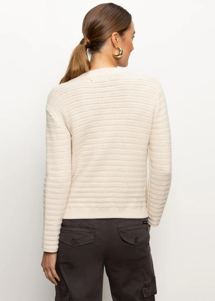 Sanctuary Clothing Pointelle Knitted Jacket