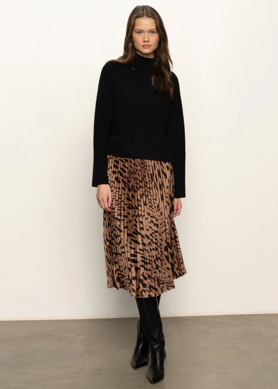 Sanctuary Clothing Nostalgia Pleated Midi Skirt