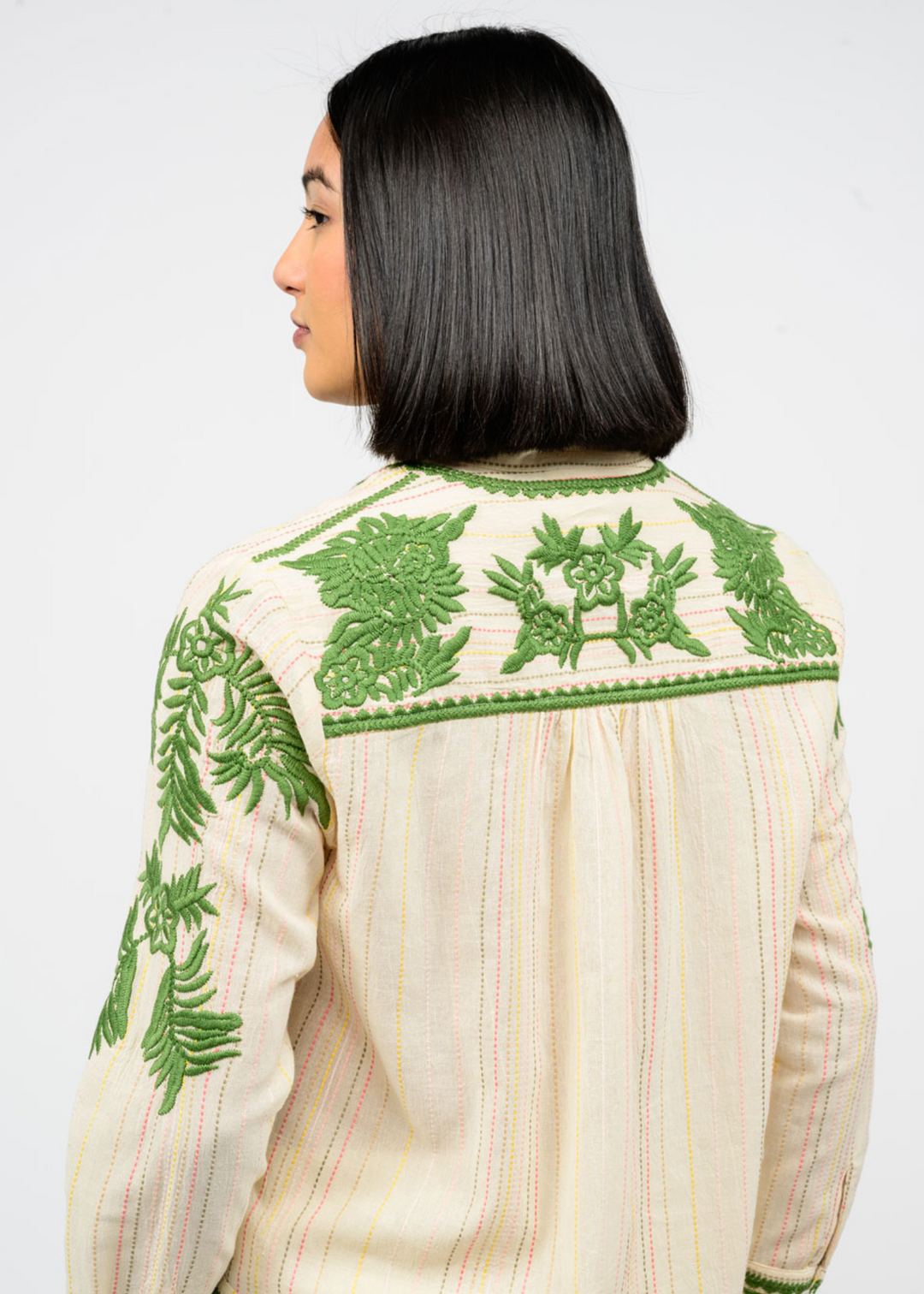 Sister Mary Lizette Embroidered Top