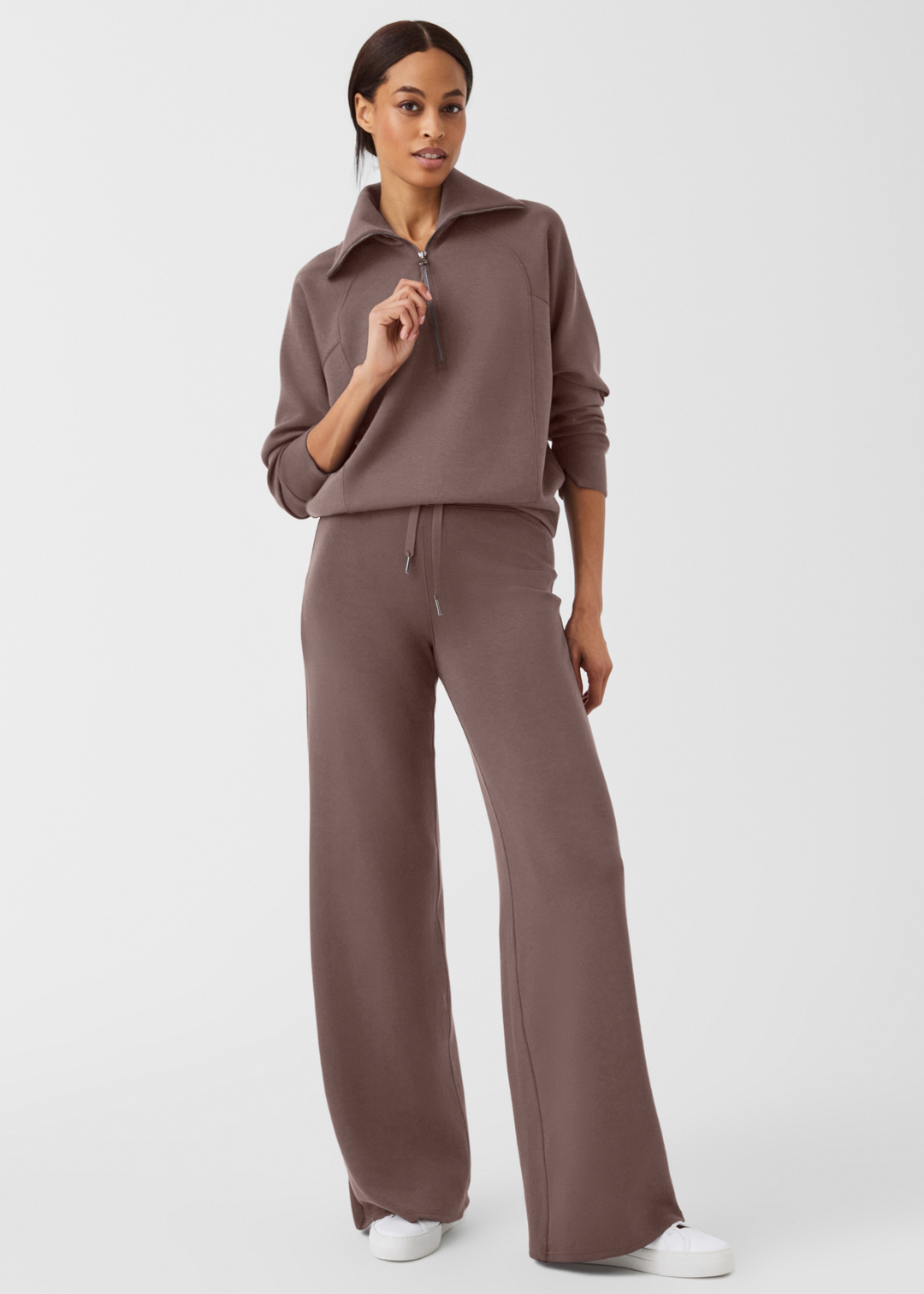 Spanx AirEssentials Half Zip - Smoke