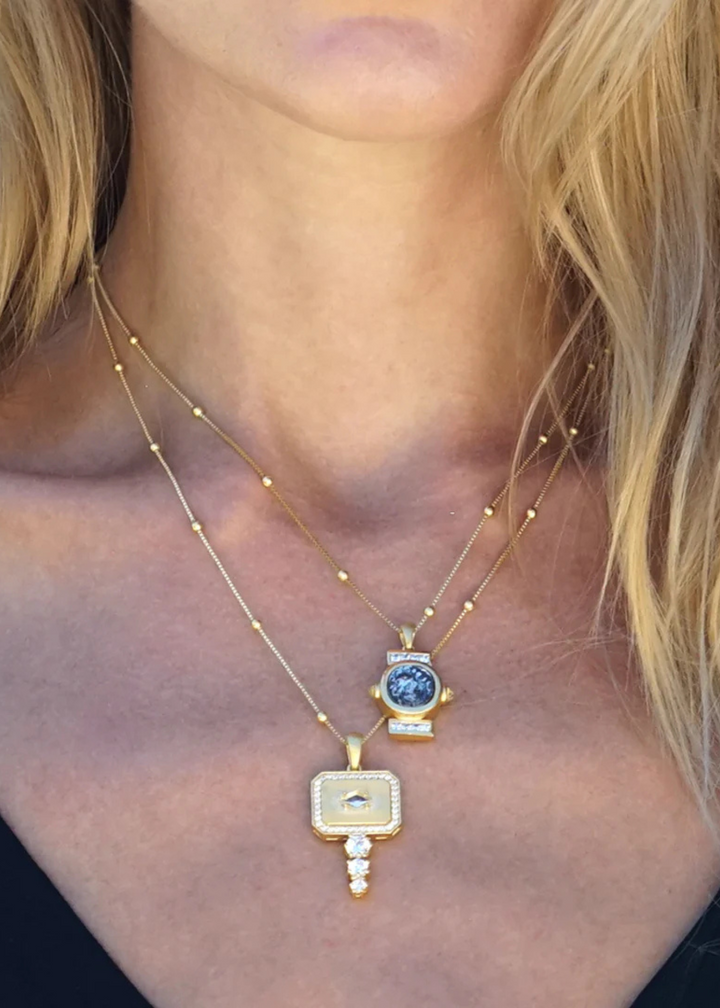 Tat2 Designs Gold Leon Coin Necklace