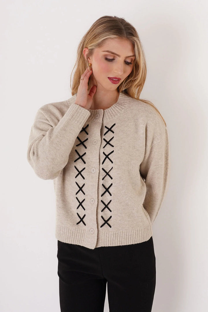 Sarah Embroidered Cardigan