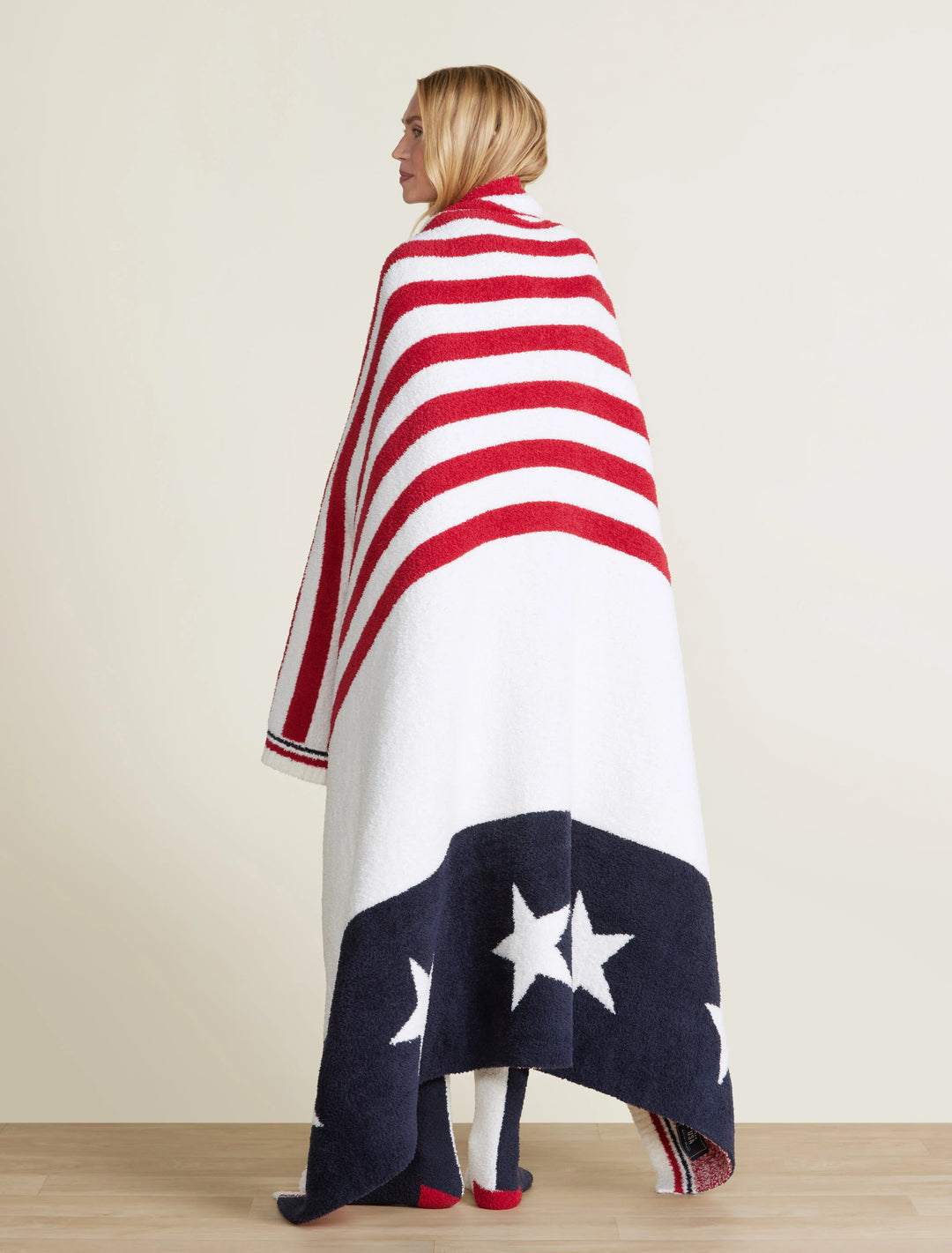 Barefoot Dreams CozyChic Team USA Stars and Stripes Throw