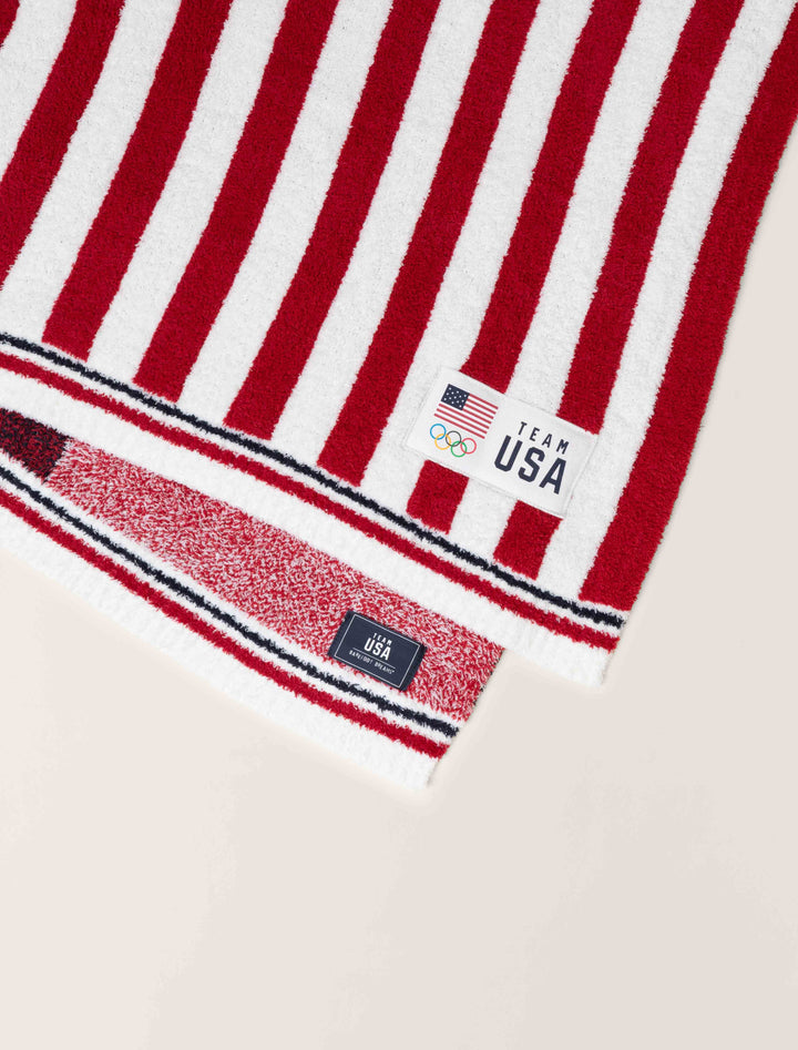 Barefoot Dreams CozyChic Team USA Stars and Stripes Throw
