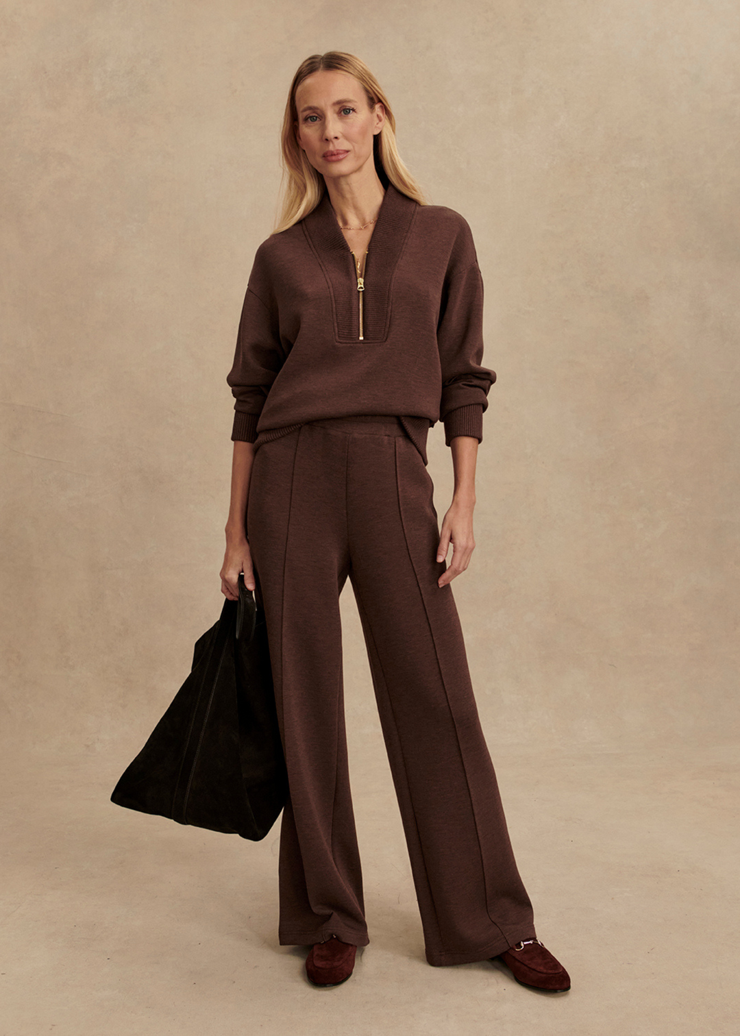 Varley Sally Half Zip Sweat