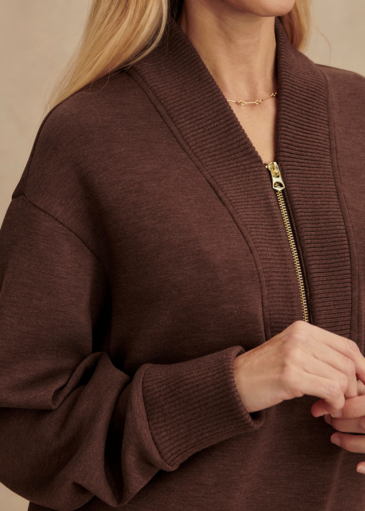 Varley Sally Half Zip Sweat