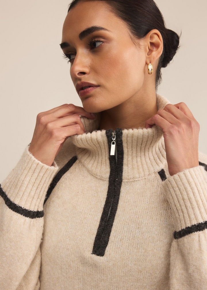 Z Supply Alps Half Zip Sweater