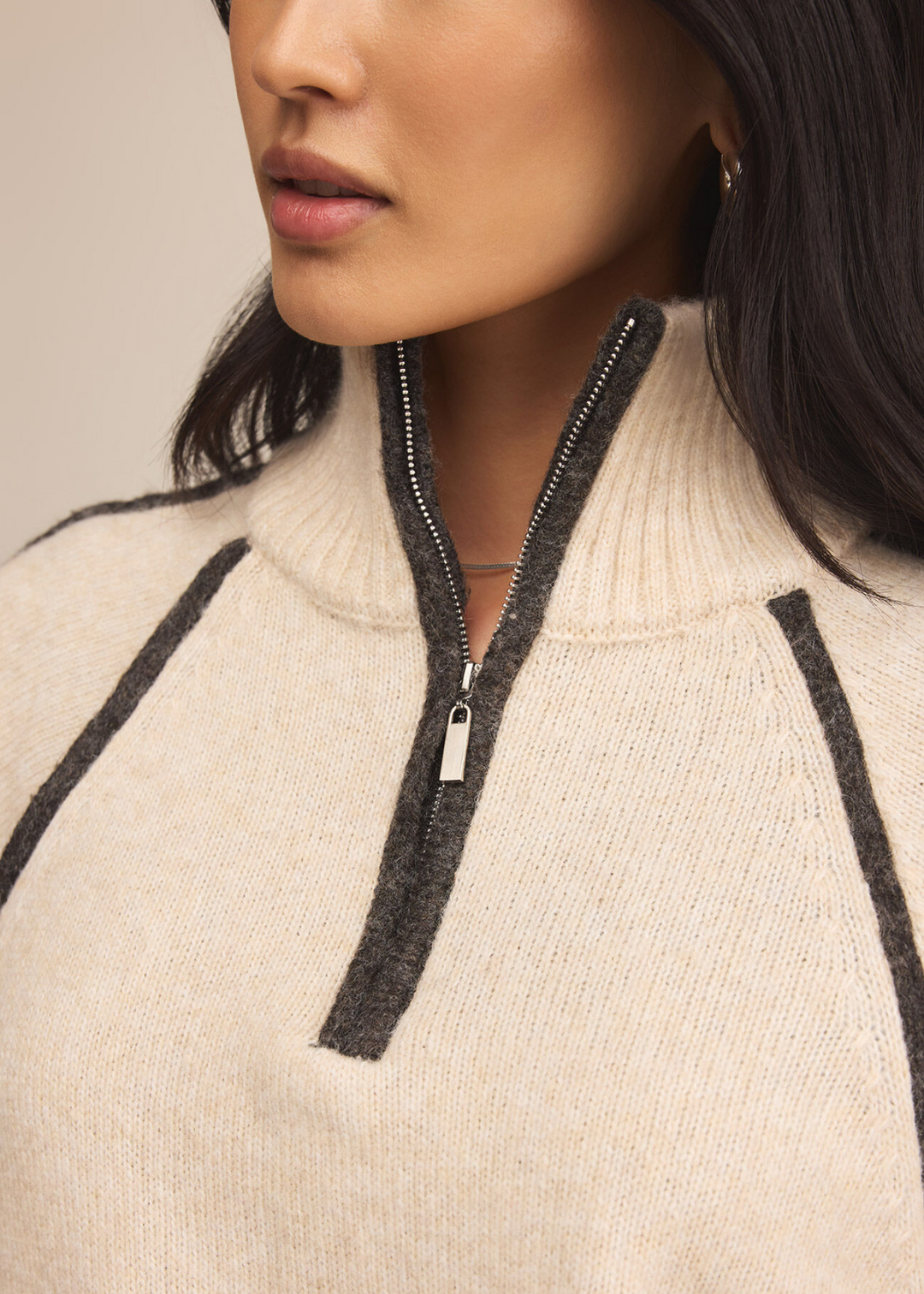 Z Supply Alps Half Zip Sweater