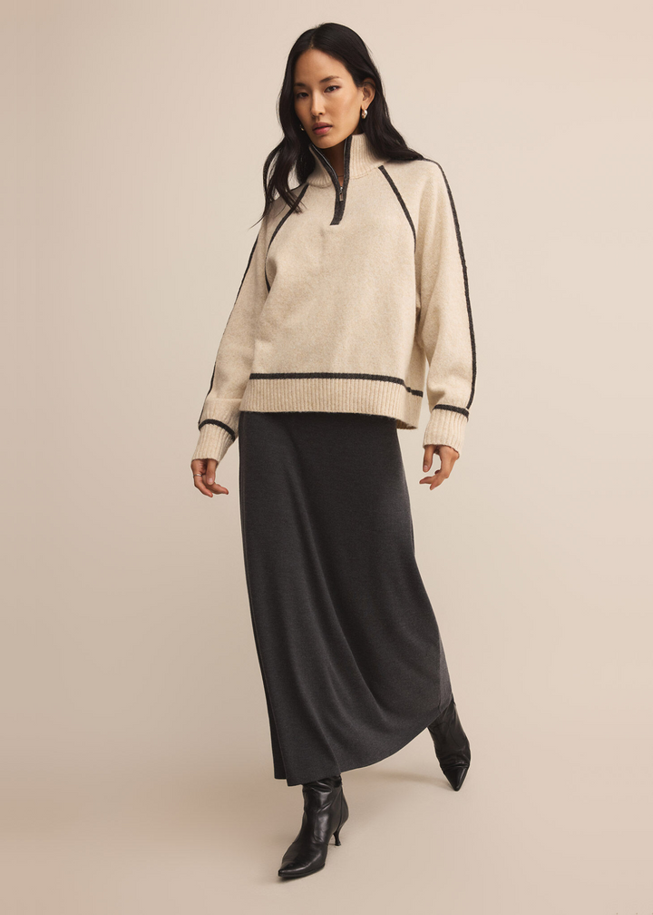 Z Supply Alps Half Zip Sweater