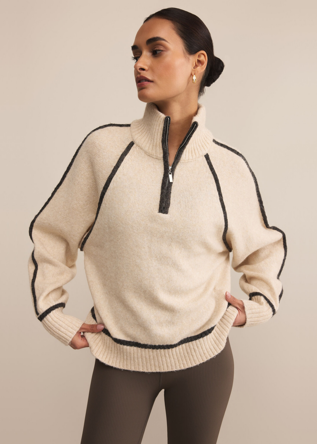 Z Supply Alps Half Zip Sweater