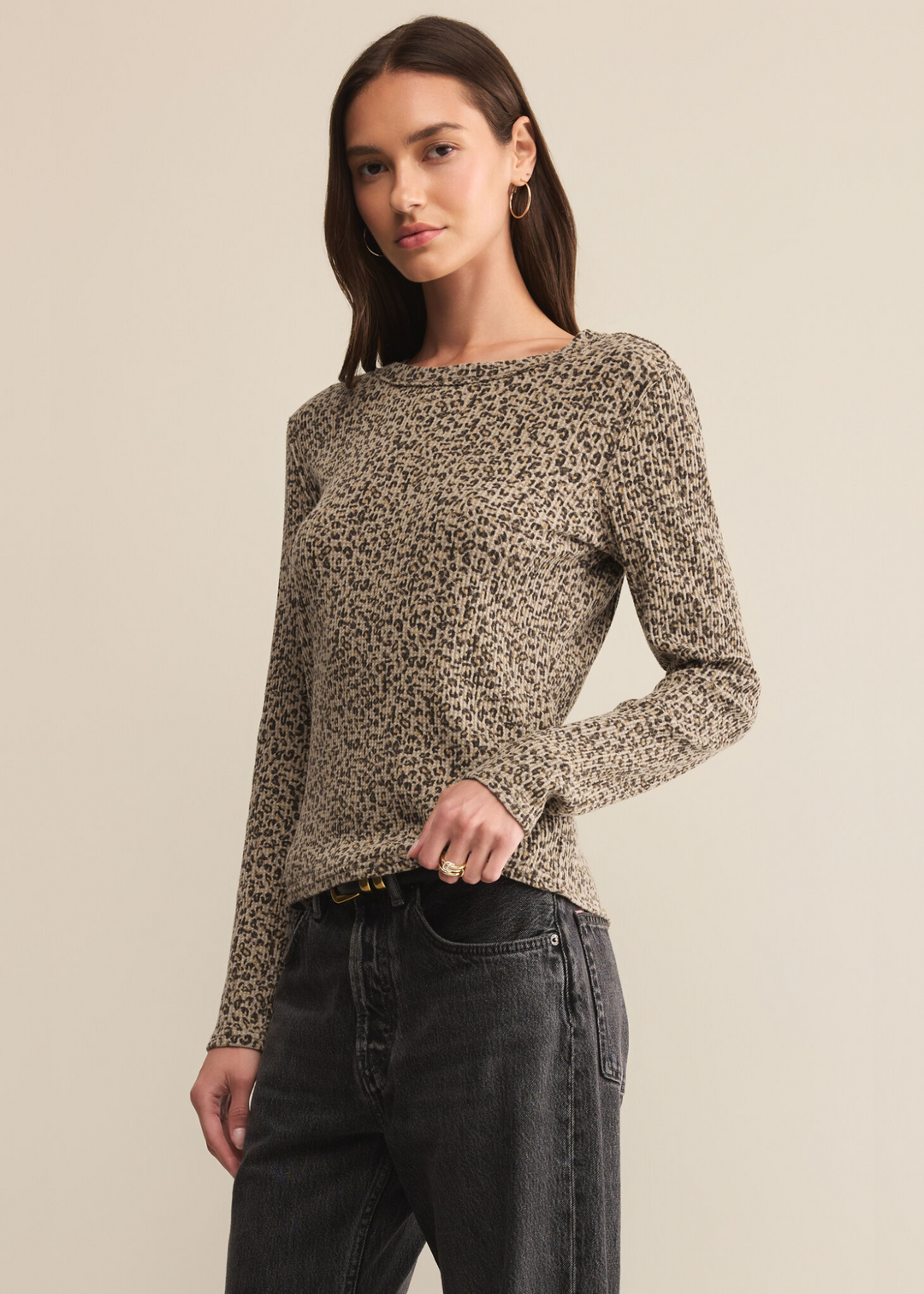 Z Supply Arlet Animal Mini Thermal Top