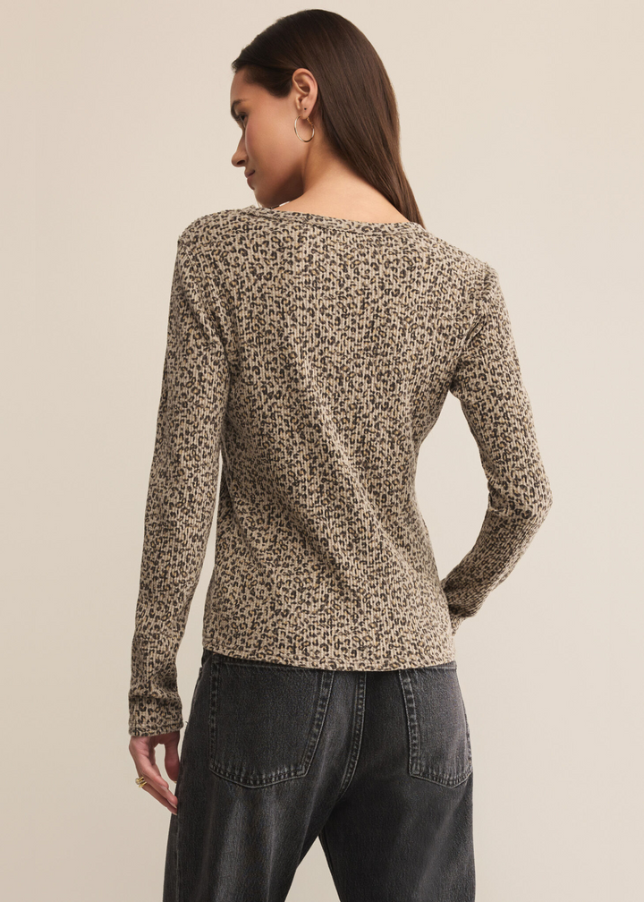 Z Supply Arlet Animal Mini Thermal Top