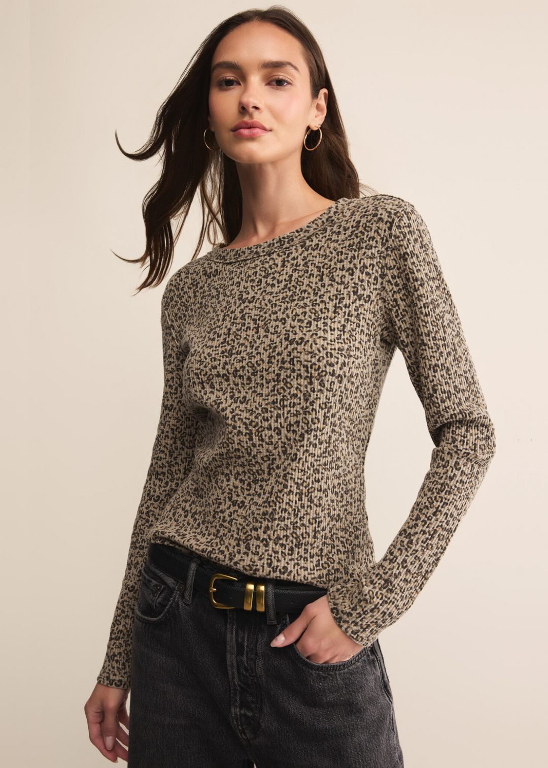 Z Supply Arlet Animal Mini Thermal Top