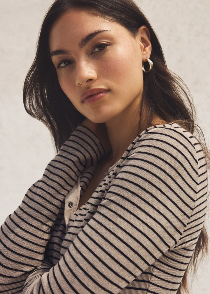 Z Supply Stella Stripe Henley