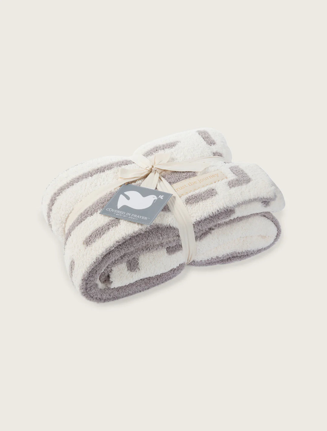 CozyChic Covered in Prayer Throw - Cream/Linen