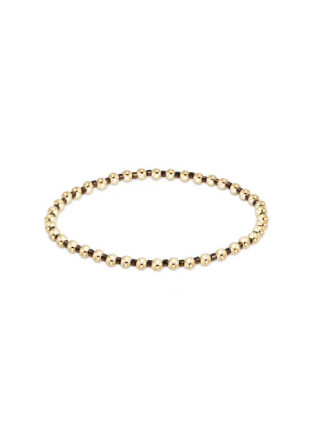 enewton Hope Grateful Bracelet in Metallic Bronze, featuring delicate metallic beads, perfect for everyday elegance.