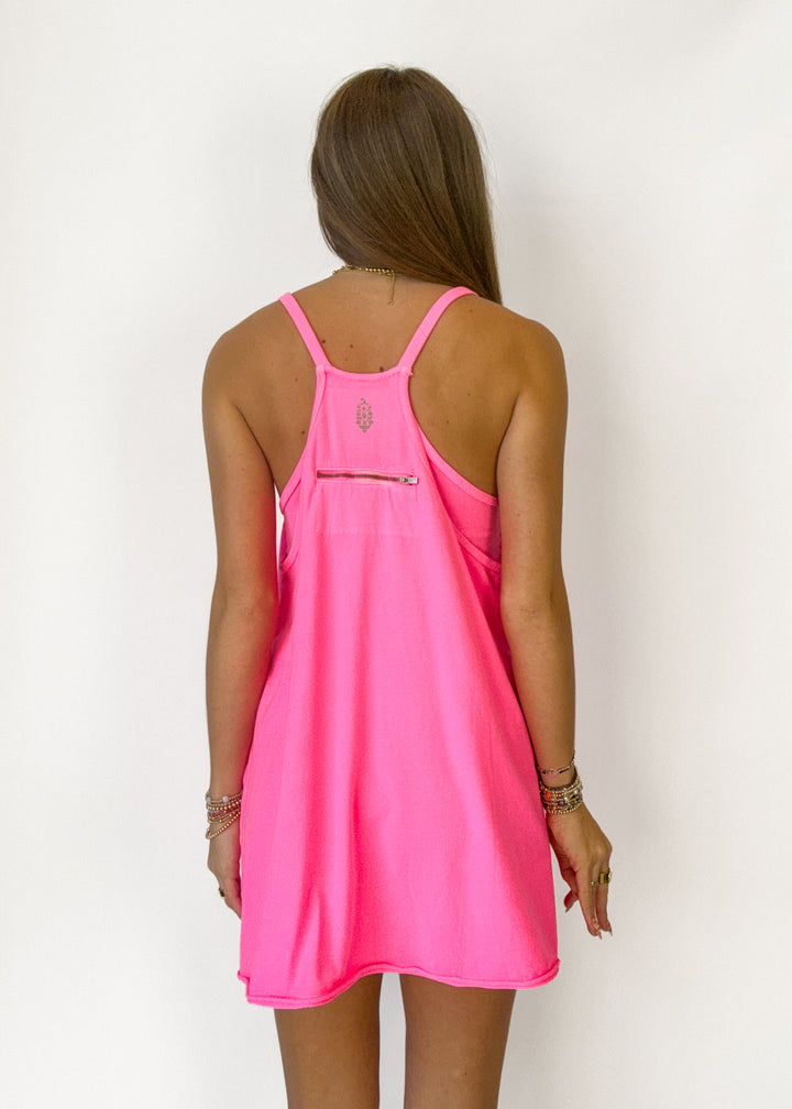 FP Movement Hot Shot Mini Dress - Hot Pink