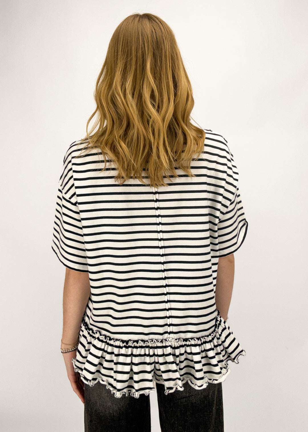 Free People Why Yes Striped Tee