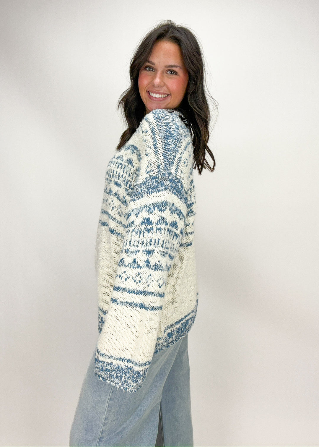 Free People Dani Pattern Sweater