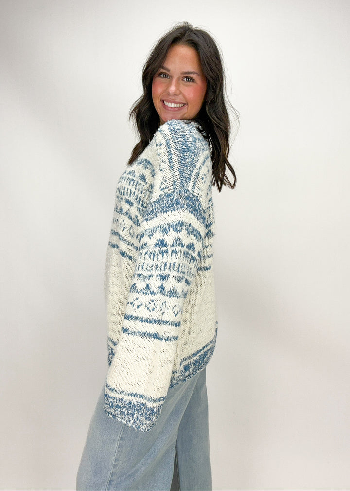 Free People Dani Pattern Sweater