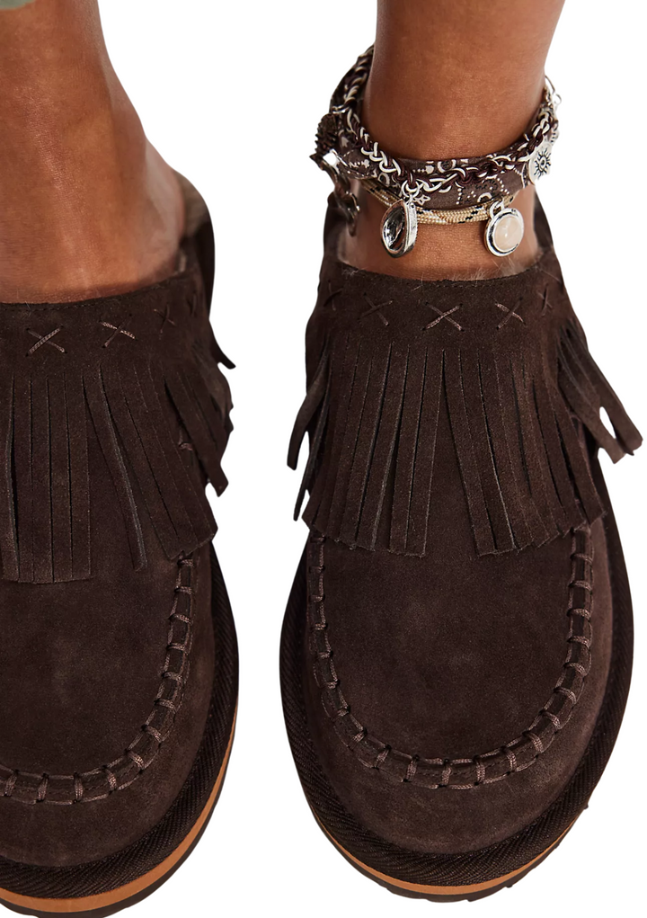 Free People Fallon Fringe Mule