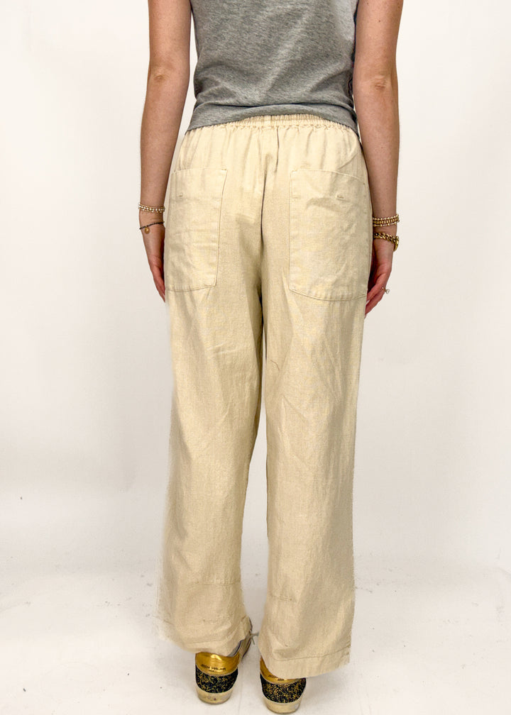 Free People Chambers Laid Back Pull On Pant - Summer Sand