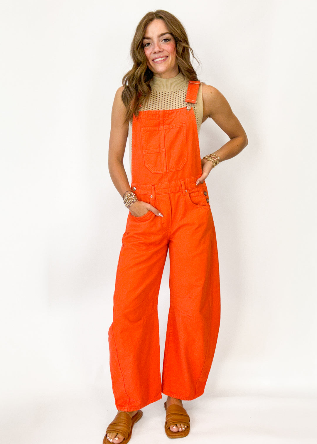 Free People Good Luck Overall - Spicy