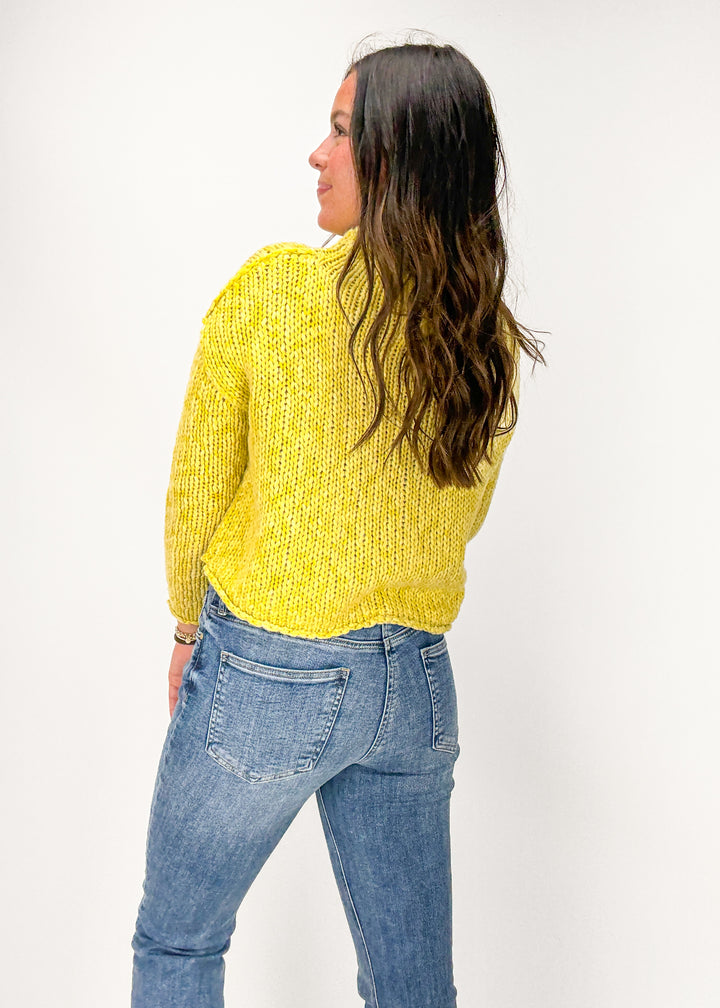 Free People Opal Sweater - Mango Mint