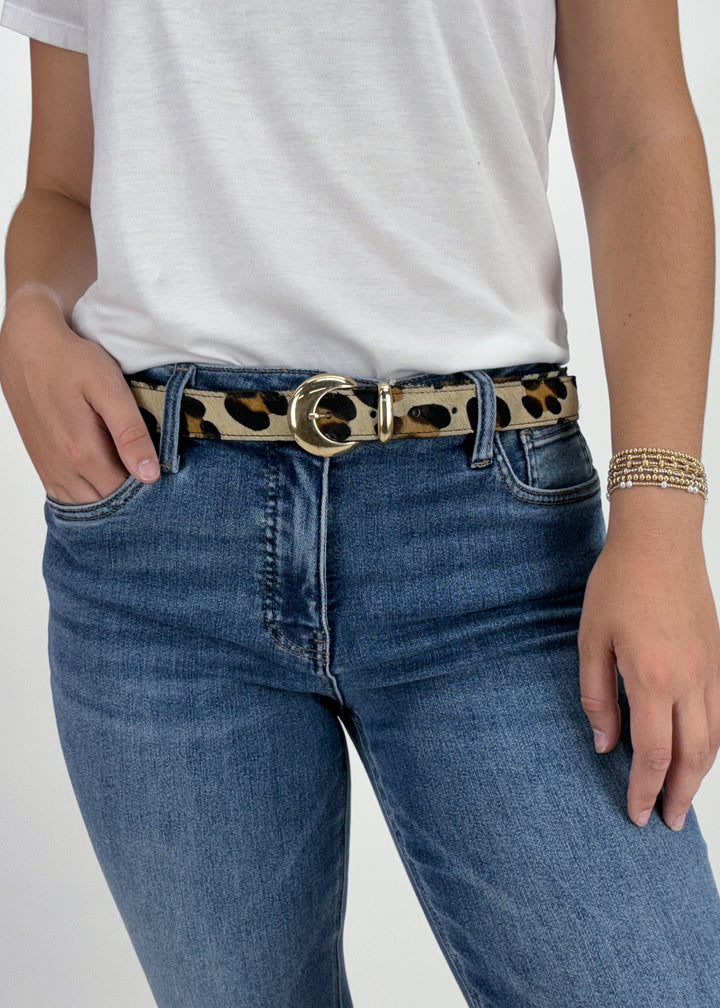 FRNCH Paris Idora Belt- Leopard Leo