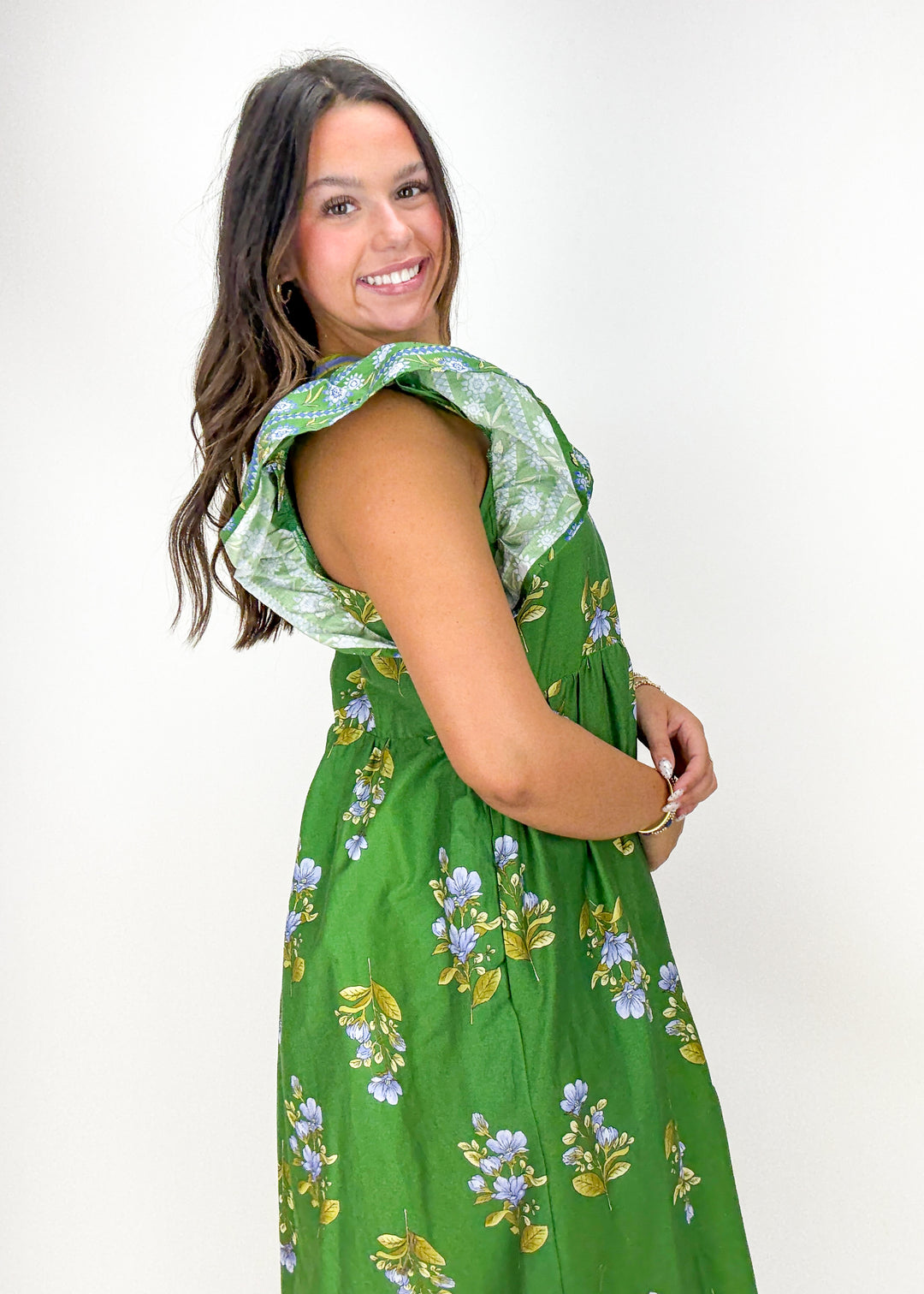 Mia Floral Midi Dress