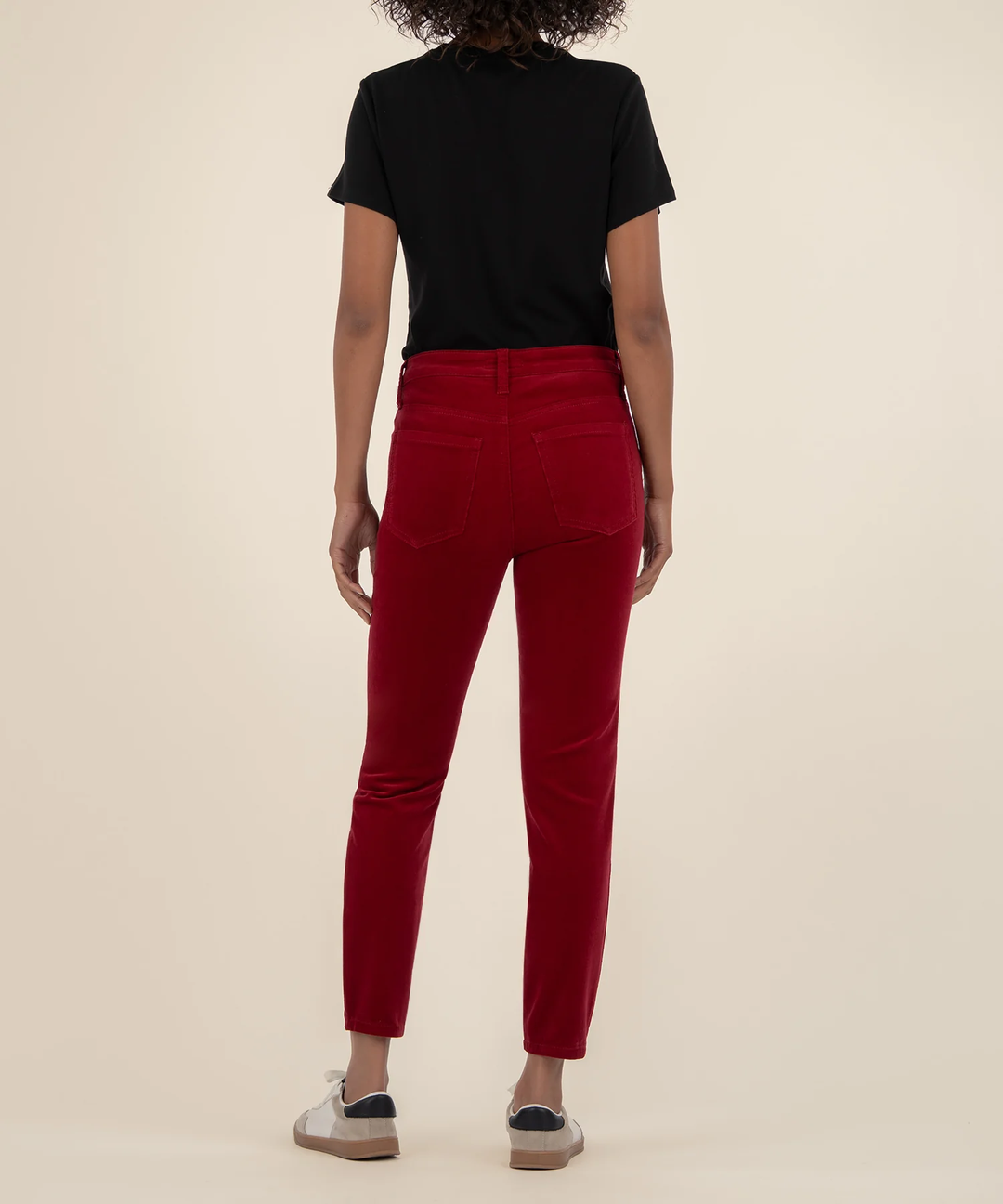 Kut From the Kloth Charlize High Rise Fab Ab Cigarette Leg-Raw Hem Jeans