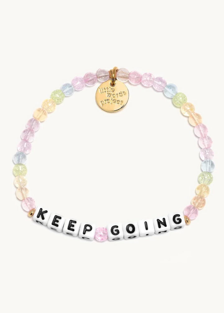 Little Words Project Keep Going Bead Bracelet