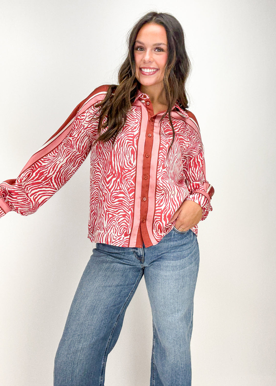 Wild Side Button Down