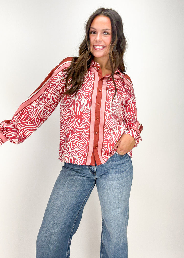 Wild Side Button Down